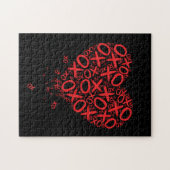 Puzzle Noël Coeur XOXO (Horizontal)