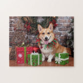Puzzle Noël - corgi - calorie (Horizontal)