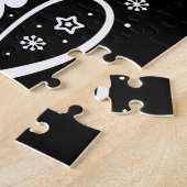 Puzzle Noël Croire Père Noël - Noir de chapeau de Père No (Côté)