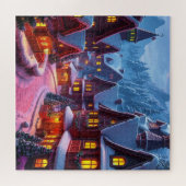 Puzzle Noël dans le village (Horizontal)