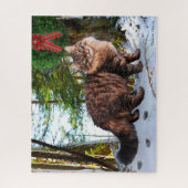 Puzzle "Noël dans les bois" 16x20 (Vertical)