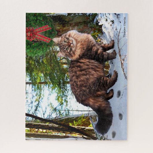 Puzzle "Noël dans les bois" 16x20 (Vertical)