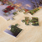 Puzzle Noël dans une nuit de neige (Côté)