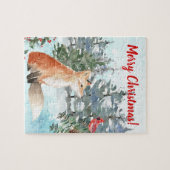 Puzzle Noël de la renard boisée (Horizontal)