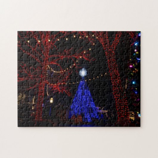 Puzzle Noël de la ville du dollar d'argent (Horizontal)