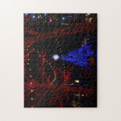 Puzzle Noël de la ville du dollar d'argent (Vertical)