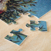 Puzzle Noël de père sur son chemin (Côté)