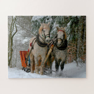 Puzzle Noël de petite-fille.