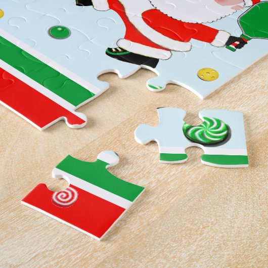 Puzzle Noël de pickleball (Côté)
