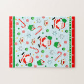 Puzzle Noël de pickleball (Horizontal)