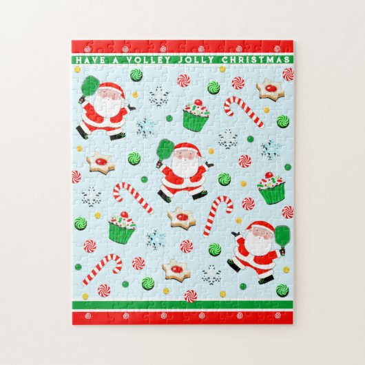 Puzzle Noël de pickleball (Vertical)