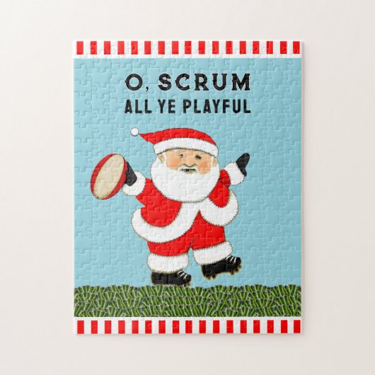 Puzzle Noël de rugby (Vertical)
