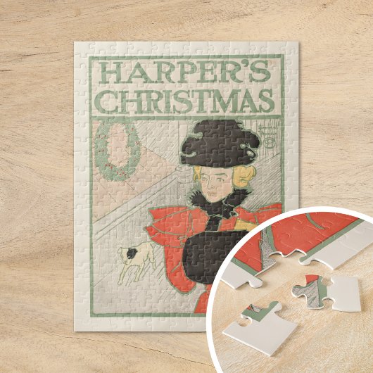 Puzzle Noël de vintage Harper 1896