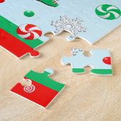 Puzzle Noël de volley-ball (Côté)