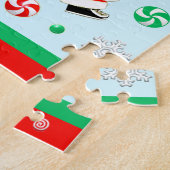Puzzle Noël de volley-ball (Côté)