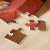 Puzzle Noël des Bulldog français (Côté)
