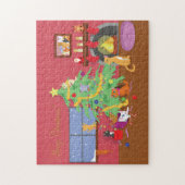 Puzzle Noël des chatons (Vertical)