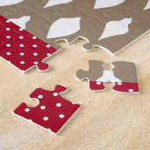 Puzzle Noël des motoneiges (Côté)