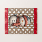 Puzzle Noël des motoneiges (Horizontal)