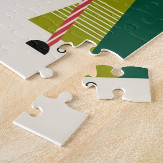 Puzzle Noël des rennes (Côté)