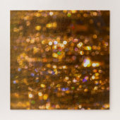 Puzzle Noël d'or : Arrière - plan Abstrait désobéi (Horizontal)