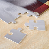 Puzzle Noël doré et Kitty (Côté)