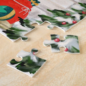 Puzzle Noël du chien de montagne bernois (Côté)