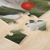 Puzzle Noël du chien espagnol Cavalier King Charles (Côté)