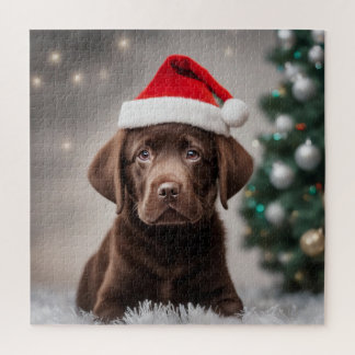 Puzzle Noël du Labrador au chocolat