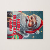 Puzzle Noël du Père Noël Enfants personnalisés (Horizontal)