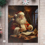 Puzzle Noël du Père Noël vintage<br><div class="desc">Célébrez la magie de Noël avec ce Puzzle Vintage du Père Noël, un morceau intemporel de nostalgie de vacances qui remplira votre maison de joie festive. Préparez-vous à revivre l'émerveillement et la joie des Noëls passés pendant que vous assemblez ce puzzle festif. Commandez le vôtre aujourd'hui et faites de votre...</div>