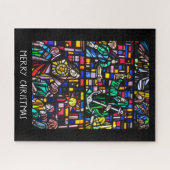Puzzle noël du vitrail (Horizontal)