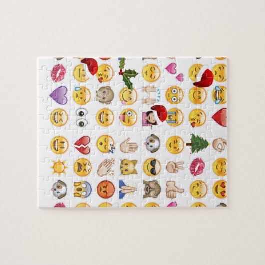 Puzzle noël emojis (Horizontal)