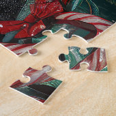 Puzzle Noël Fête de chien Carlin (Côté)