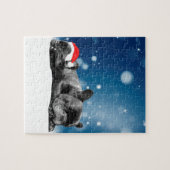 Puzzle Noël Français Chien de taule Chien Chien de Chien  (Horizontal)