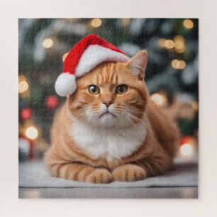 Puzzle Noël Ginger British Shorthair