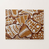 Puzzle Noël Gingerbread Cookies de vacances (Horizontal)