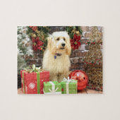 Puzzle Noël - GoldenDoodle - Mazy (Horizontal)