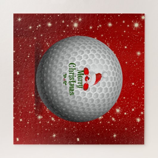 Puzzle Noël Golf Père Noël Design (Horizontal)