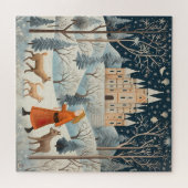 Puzzle Noël Gouache Vintage (Horizontal)