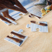 Puzzle Noël/Hiver Deer Lodge (Côté)