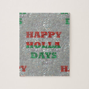 Puzzle noël joyeux holla jours