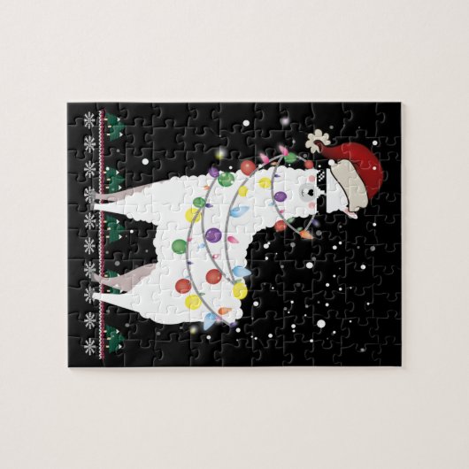 Puzzle Noël Llama (Horizontal)