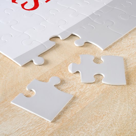 Puzzle Noël mignon Ours blanc polaire (Côté)