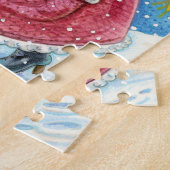 Puzzle Noël mignon, Père Noël avec chatons et chats ! (Côté)