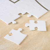 Puzzle Noel | Moderne Chic Noël Bronze Blanc Tons (Côté)