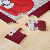 Puzzle Noël Père Noël & Arbre Ajouter Photos (Côté)