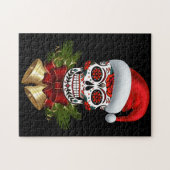 Puzzle Noël Père Noël Jour Du Crâne Sugar Morts (Horizontal)