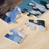Puzzle Noël phare de Noël teckel (Côté)
