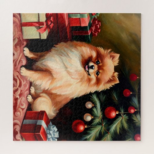 Puzzle Noël Poméran (Horizontal)